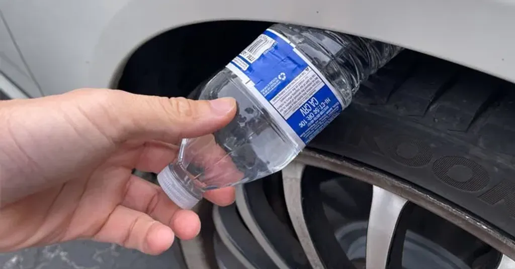 Why Are People Placing Plastic Bottles on Their Car Tires?